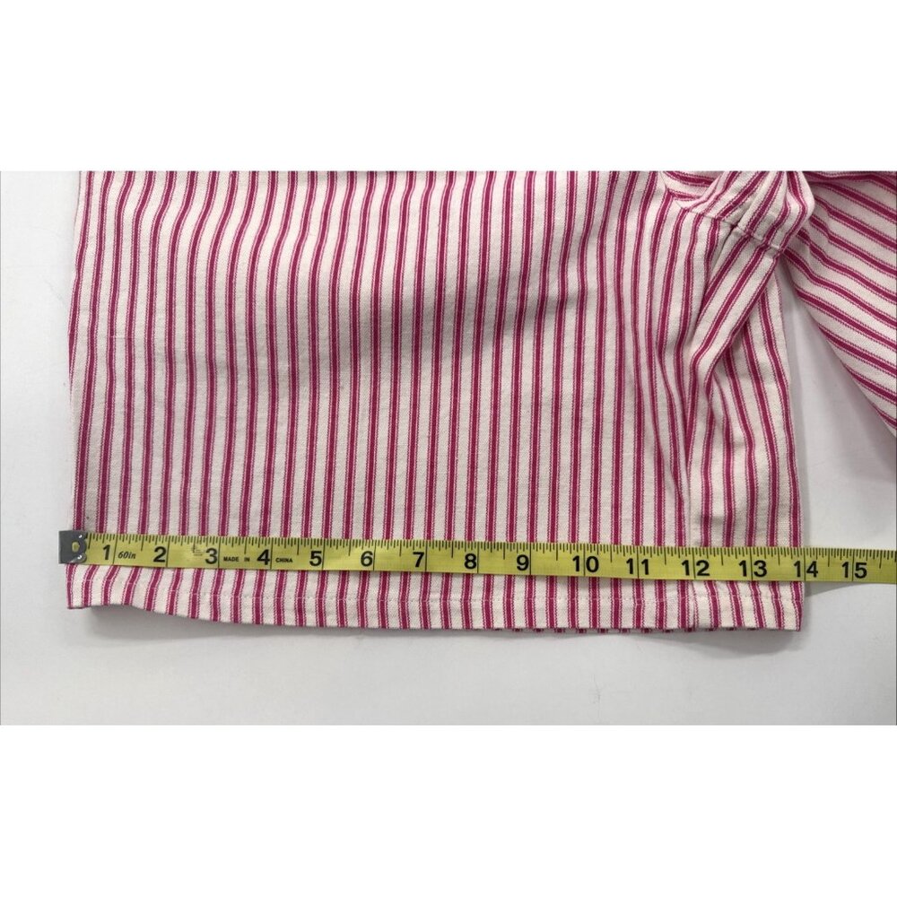 Vintage OshKosh Shorts Mens Large Red Striped Cotton Railroad Conductor NWT - Picture 11 of 16